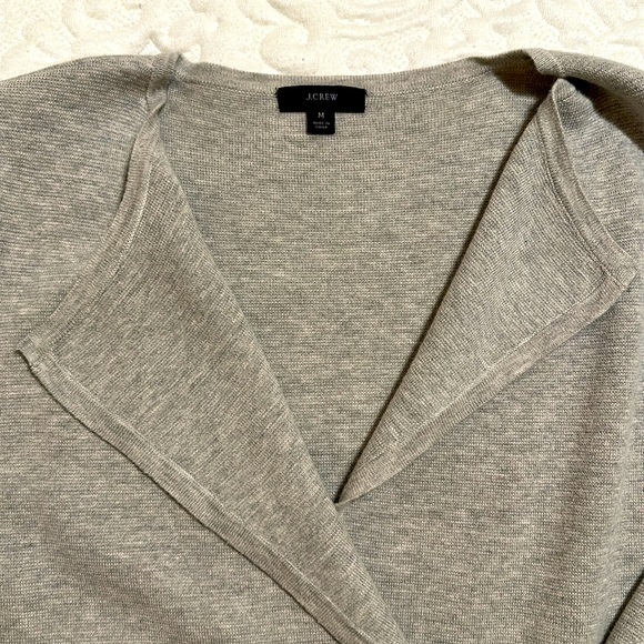 Beautiful like new light gray sweater jacket. - Picture 2 of 4